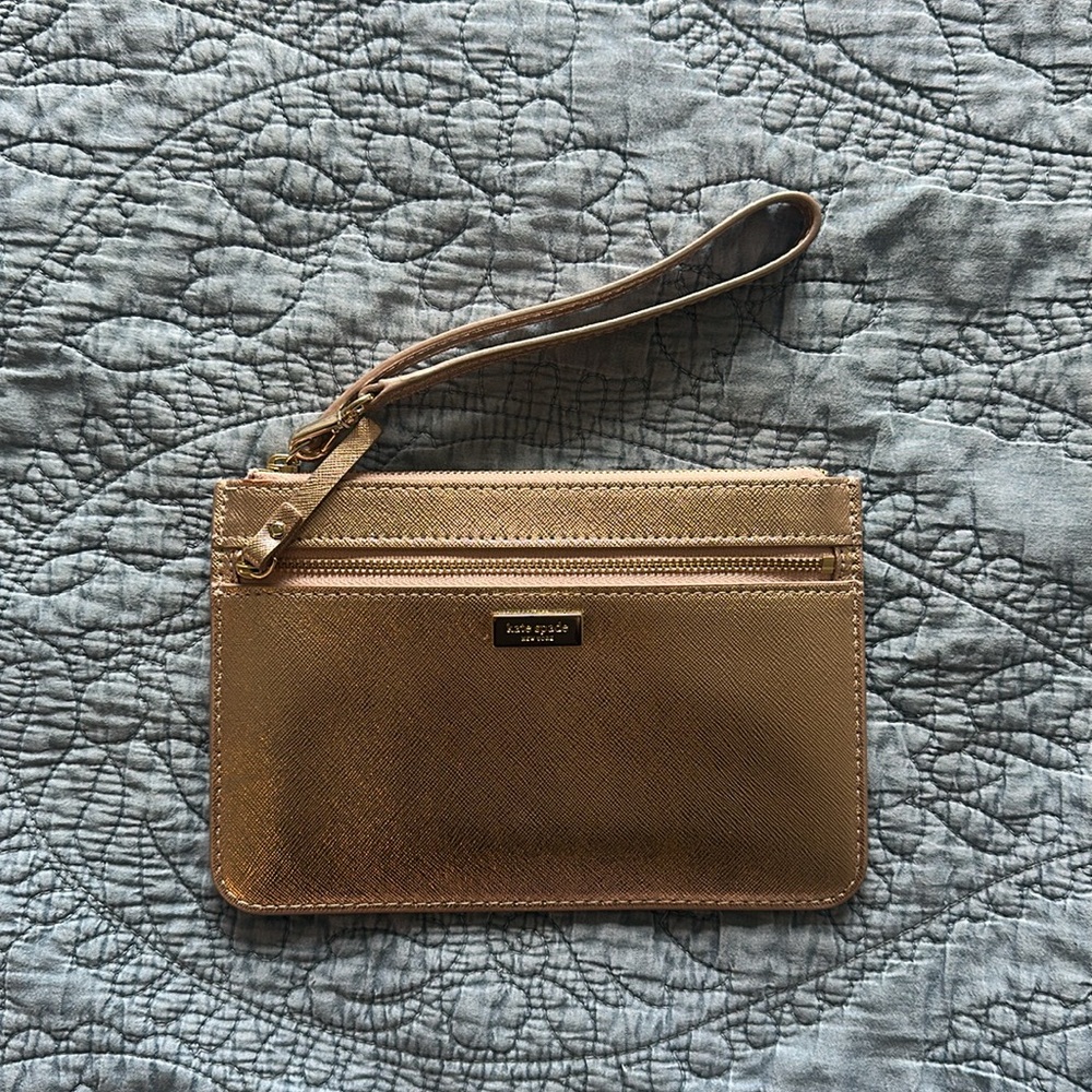 Kate Spade - Tini Laurel Way Rose Gold Wristlet
